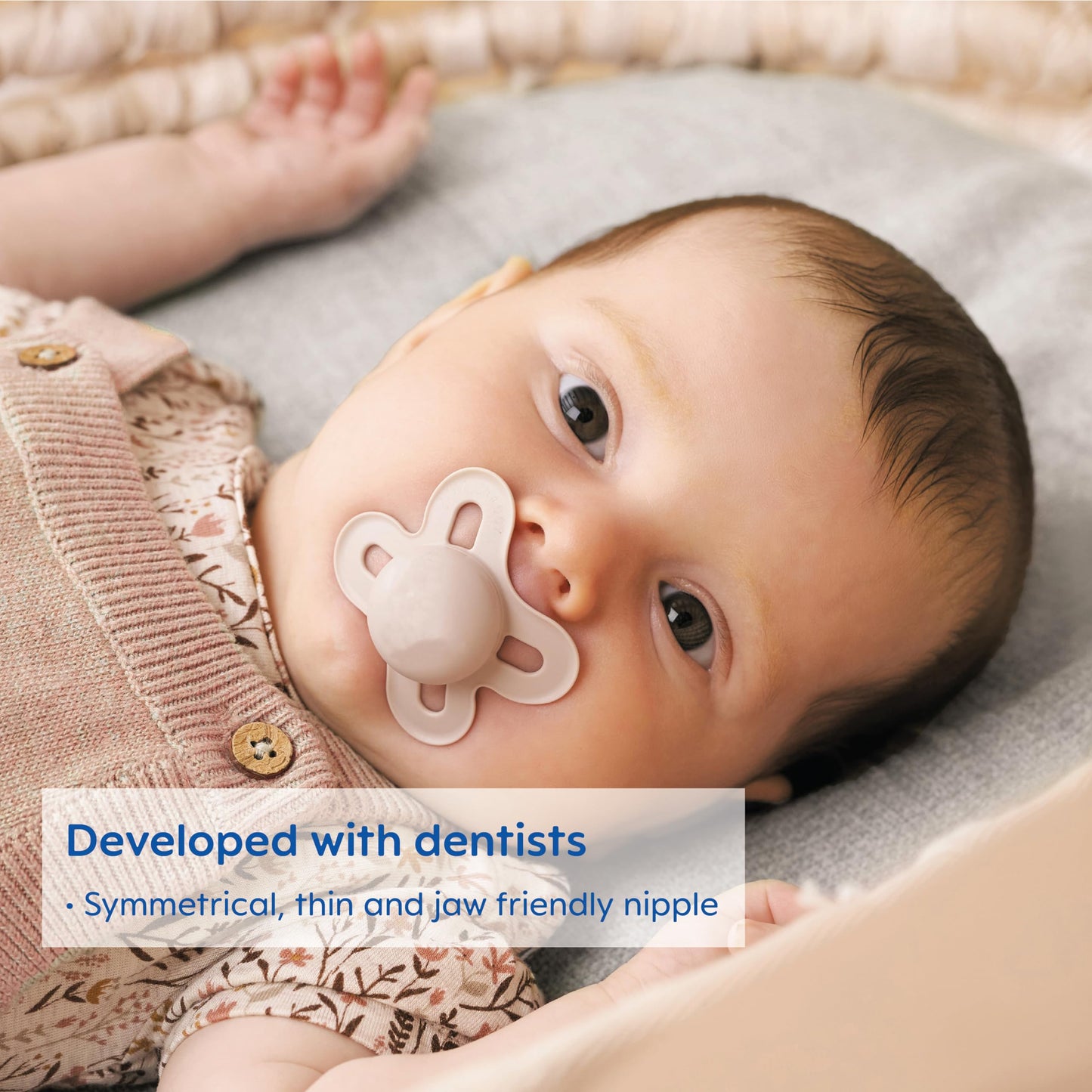 Mam Original Start Matte Baby Pacifiers, Binky For 0-3 Months, Bpa-Free Silicone Nipple, Easy To Clean, Best For Newborn Babies,