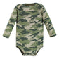 Hudson Baby Unisex Baby Cotton Long-Sleeve Bodysuits, Animal Adventure 3-Pack, 6-9 Months