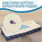 Umoving 100% Cotton Inner Portable Foldable Toddler Travel Bed - Soft Foam Floor Bed with Washable Cover, Safe and Comfortable T