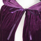 Bigxian Kids Hooded Velvet Cloak Halloween Christmas Fancy Cape For Kids (Purple)
