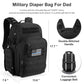 MIRACOL Military Diaper Bag for Men - Large Baby Diaper Backpack for Hiking Travel Trips Camping - Army Daddy Gear Backpack for