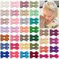 Cllot Hair Clips, 70Pcs Baby Girls Fully Lined Baby Bows Hair Pins Tiny 2' Hair Bows Alligator Clips For Infants Toddlers In Pai