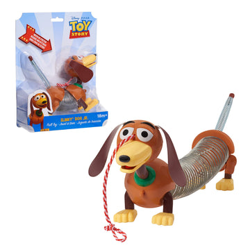 Just Play Disney and Pixar Toy Story Slinky Dog Jr Pull Toy, Toys for 3 Year Old Girls and Boys, Officially Licensed Kids Toys f