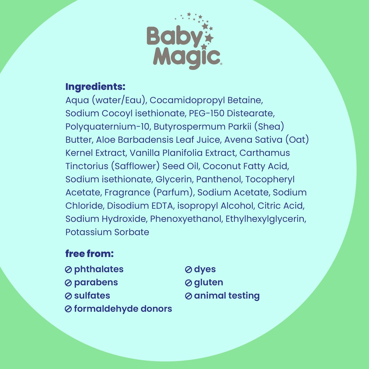 Baby Magic Soothing Hair & Body Wash, Vanilla & Oat, 30 Fl Oz