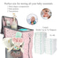 Llama Bella Hanging Diaper Caddy - Baby Diaper Organizer For Changing Table - Diaper Stacker For Crib, Playard Or Wall - Newborn