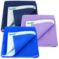 Bumpers AntiPiling Quick Dry & Absorbent Sheet Polycotton Baby Bed Protecting Waterproof Mat (Royal Blue, Violet, Dark Blue, Sm