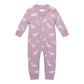 Owlivia Organic Cotton Baby Boy Girl Zip Up Sleep N Play, Footless, Long Sleeve(12-18 Months, Feather Mauve)