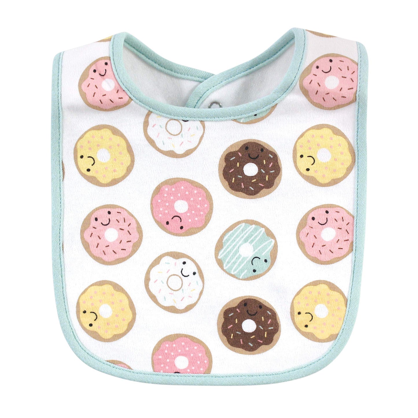 Hudson Baby Unisex Baby Cotton Bibs, Sweetest Cupcake, One Size