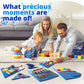 Molcey Whale Sensory Wall Panel for Kids, Includes Removable Theme Stickers, Busy Board Wall Toys for Toddlers, Activity Perfect