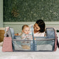 Fandiar Diaper Bag With Changing Station, Diaper Bags For Baby Girl Boy Multi-Function Travel Portable Bassinet Backpack Mommy B