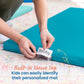 Ecr4Kids Softzone Rainbow Rest Mat, 2In, Sleeping Pad, Contemporary, 5-Piece