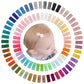 C  Llot 90 Pcs Mini Grosgrain Ribbon Bows - Snap Clips For Baby Toddlers Infants' Fine Thin Hair
