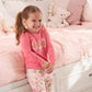Gerberbaby Girlstoddler Snug Fit 4-Piece Pajama Setpink Rose18 Months