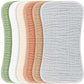 Konssy Muslin Baby Burp Cloths Sets For Unisex- 6 Pack Large 100% Cotton Burping Clothes For Newborn