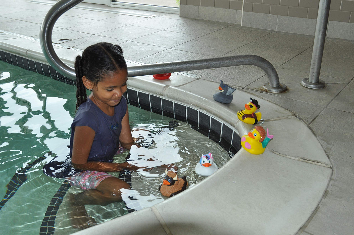 Wild Republic Rubber Ducks, Bath Toys, Kids Gifts, Pool Toys, Water Toys, Sea Turtle, 4