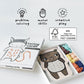 Wee Gallery Baby Animals Lacing Cards for Toddlers, Sewing Board Activity for Children, Kids Travel Activity to Improve Motor Sk