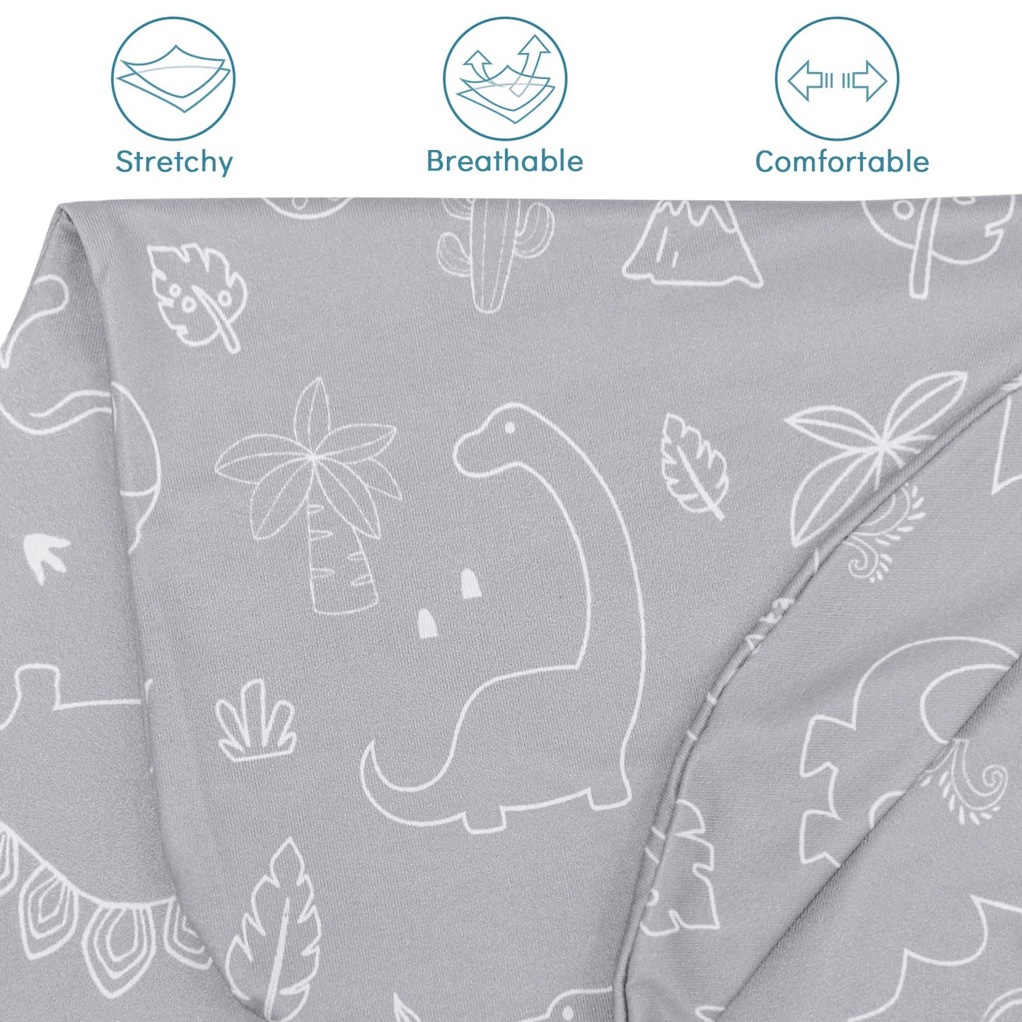 Dilimi Nursing Pillow Cover For Baby Boy And Girl, Ultra Soft Comfortable Stretchy Removable Slipcover For Newborn Breastfeeding