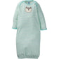 Gerber Unisex Baby Boy And Girls 4-Pack Sleeper Gown Aqua Fox Preemie