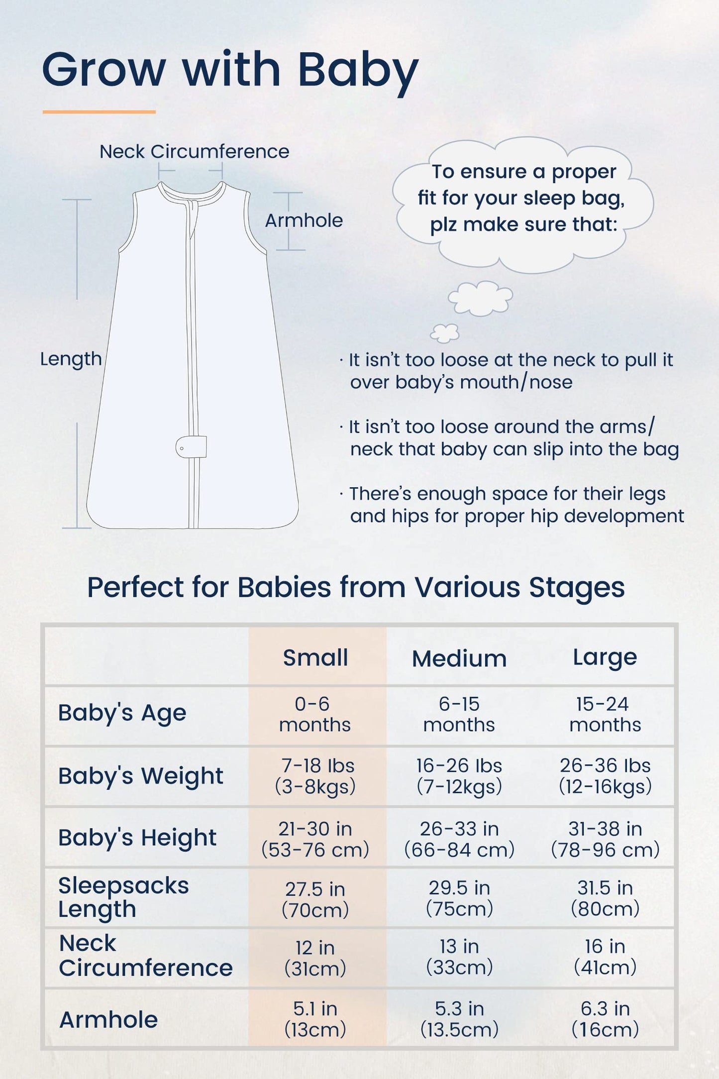 TotAha Light Baby Sleep Sack 0-6 Months 0.5 TOG, Stretchy Baby Wearable Blanket, Silky Comfort, Buttery Soft Swaddle Transition