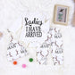 Newborn Suit For Baby Shower Deer Print Long Sleeve Romper+Long Pants+Hat (6-12Months, Man),12M