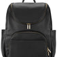 Skip Hop Diaper Bag Backpack: Evermore, Multi-Function Baby Travel Bag 6 In 1, Black