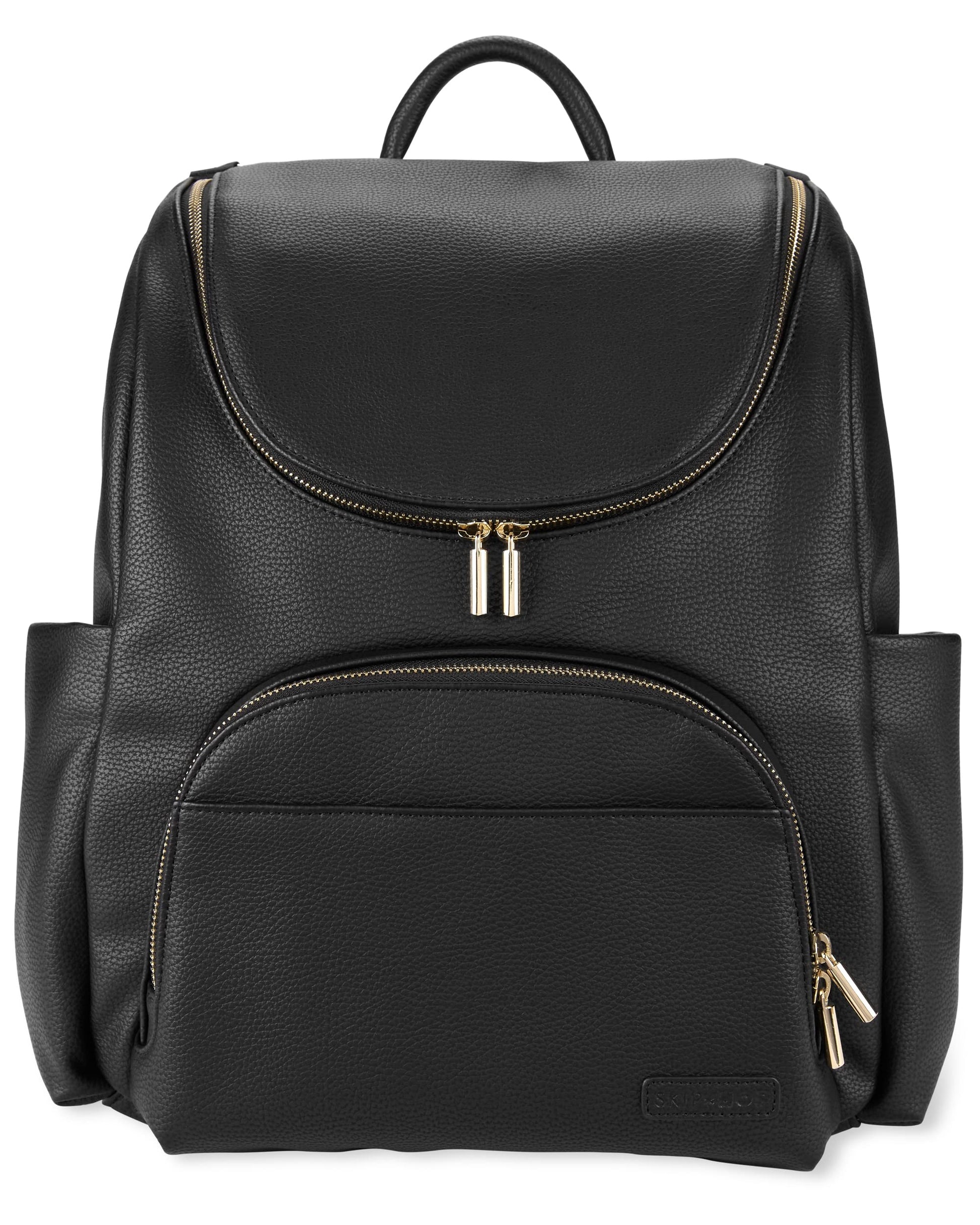 Skip Hop Diaper Bag Backpack: Evermore, Multi-Function Baby Travel Bag 6 In 1, Black