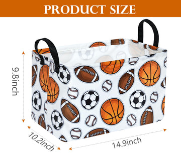 Huayee Rectangle Boys And Girls Storage Bin Baby Laundry Hamper Nursery Hamper For Clothes Toys Gift Basket With Handle