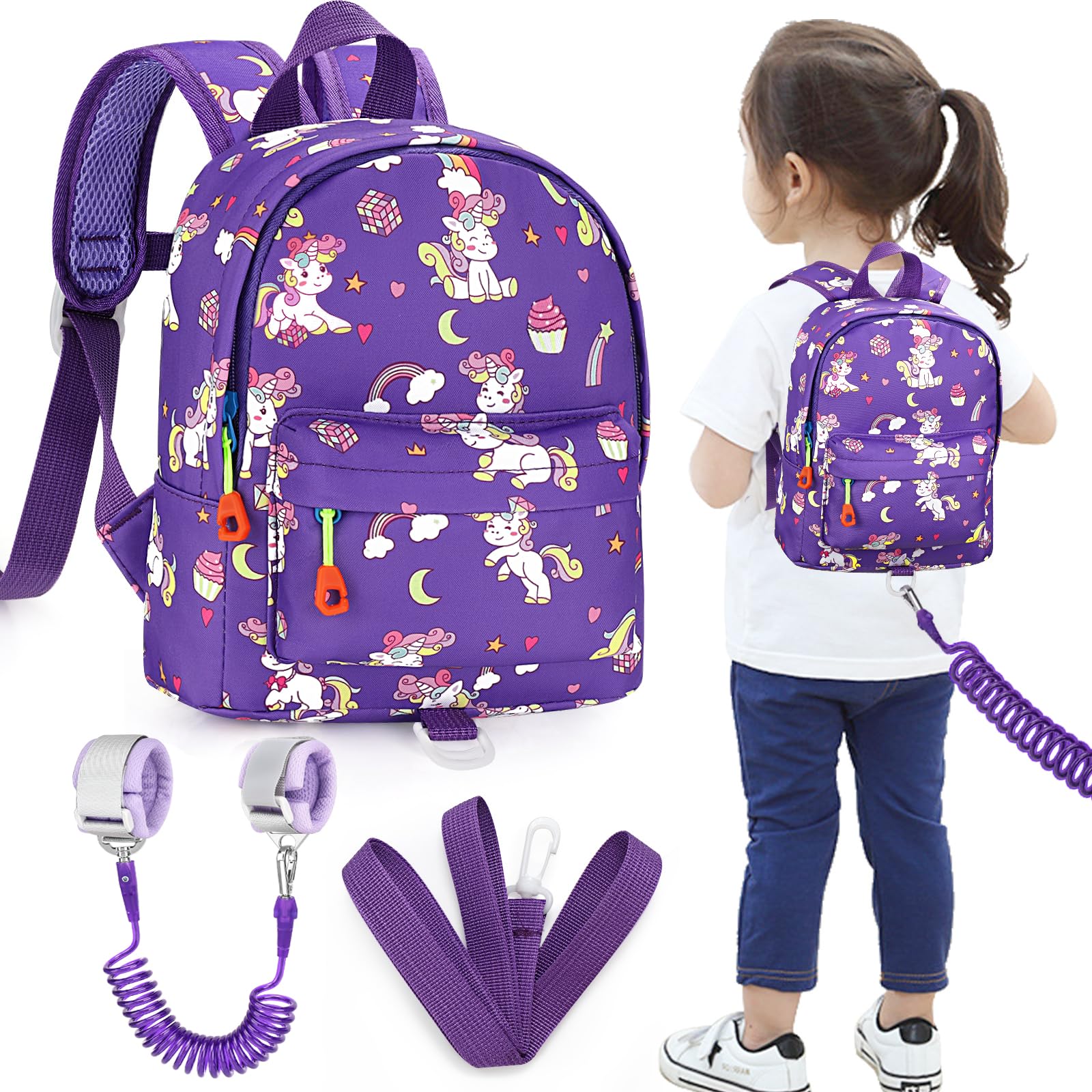 Accmor Toddler Harness Backpack Leash, Cute Baby Unicorn Backpacks Wit – Cutebab