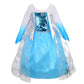 Dressy Daisy Girls' Ice Princess Dress Costume Birthday Halloween Christmas Fancy Party Dresses With Cape Size 6-6X Style B