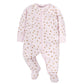 Gerber Baby Girls 4 Pack Sleep 'N Play Footie Castle 6-9 Months