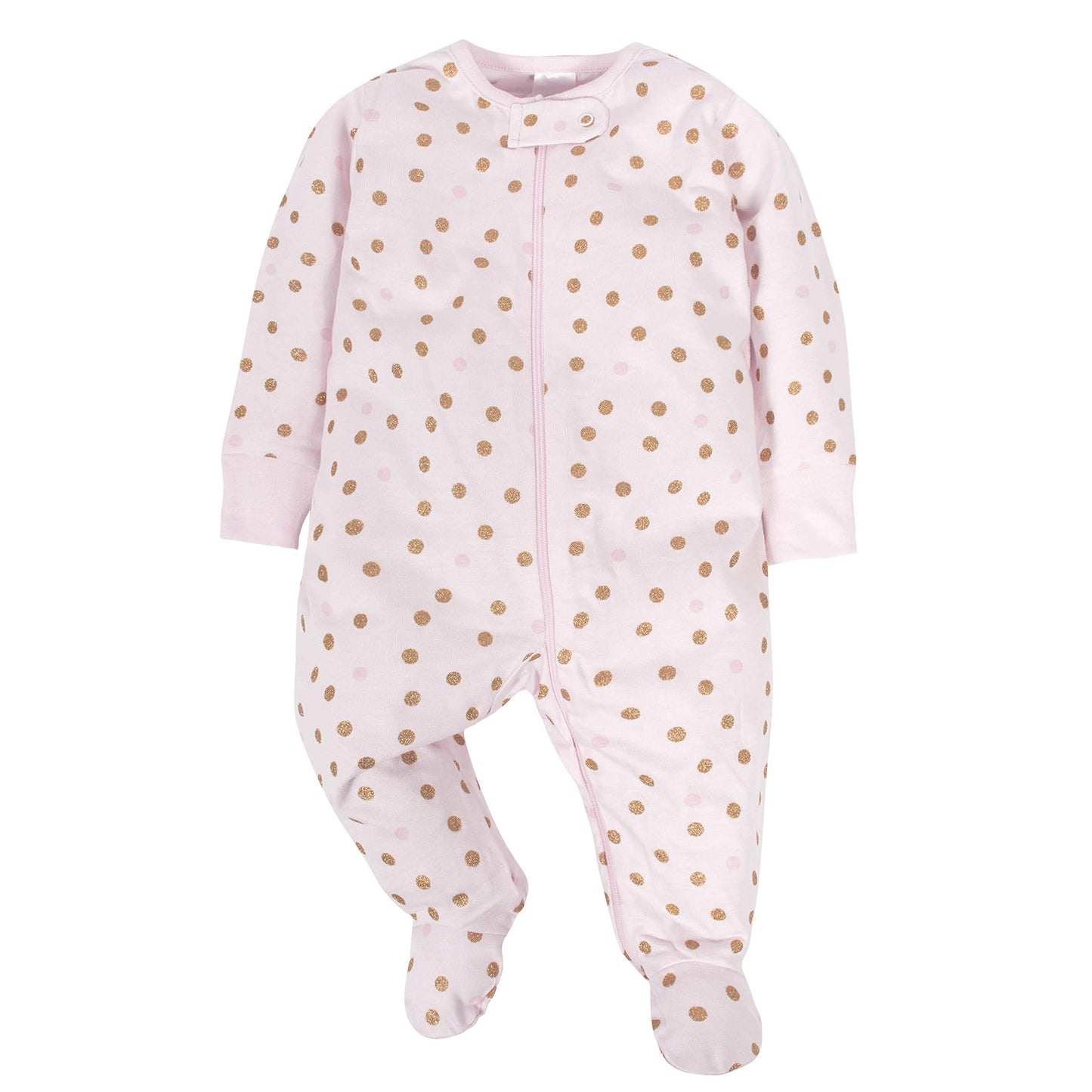 Gerber Baby Girls 4 Pack Sleep 'N Play Footie Castle 6-9 Months
