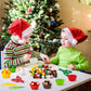 FFyhiinski Christmas Sensory Bin Fillers - 266Pcs Christmas Winter Fine Motor Toys Counting Sorting Toys for Kids, Plastic Bead