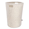 Parker Baby Co. Nursery Laundry Hamper - Large Felt Storage Basket And Baby Hamper For Nursery (White)