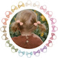 C  Llot Durable Hand-Sewn Tiny 2-Inch Hair Bows With Rubber Bands - Ponytail Holders And Gifts For Baby Girls, Infants, Toddlers