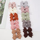 C  Llot Hair Clips For Baby Girls - 60 Tiny 2' Fully Covered Bows Barrettes For Infants And Toddlers