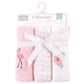 Hudson Baby Unisex Baby Super Soft Cotton Washcloths, Flamingo, One Size