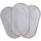 Bluesnail Waterproof Changing Pad Liners 3 Count (14'X26.5', Gray) Bassinet Pad Liner
