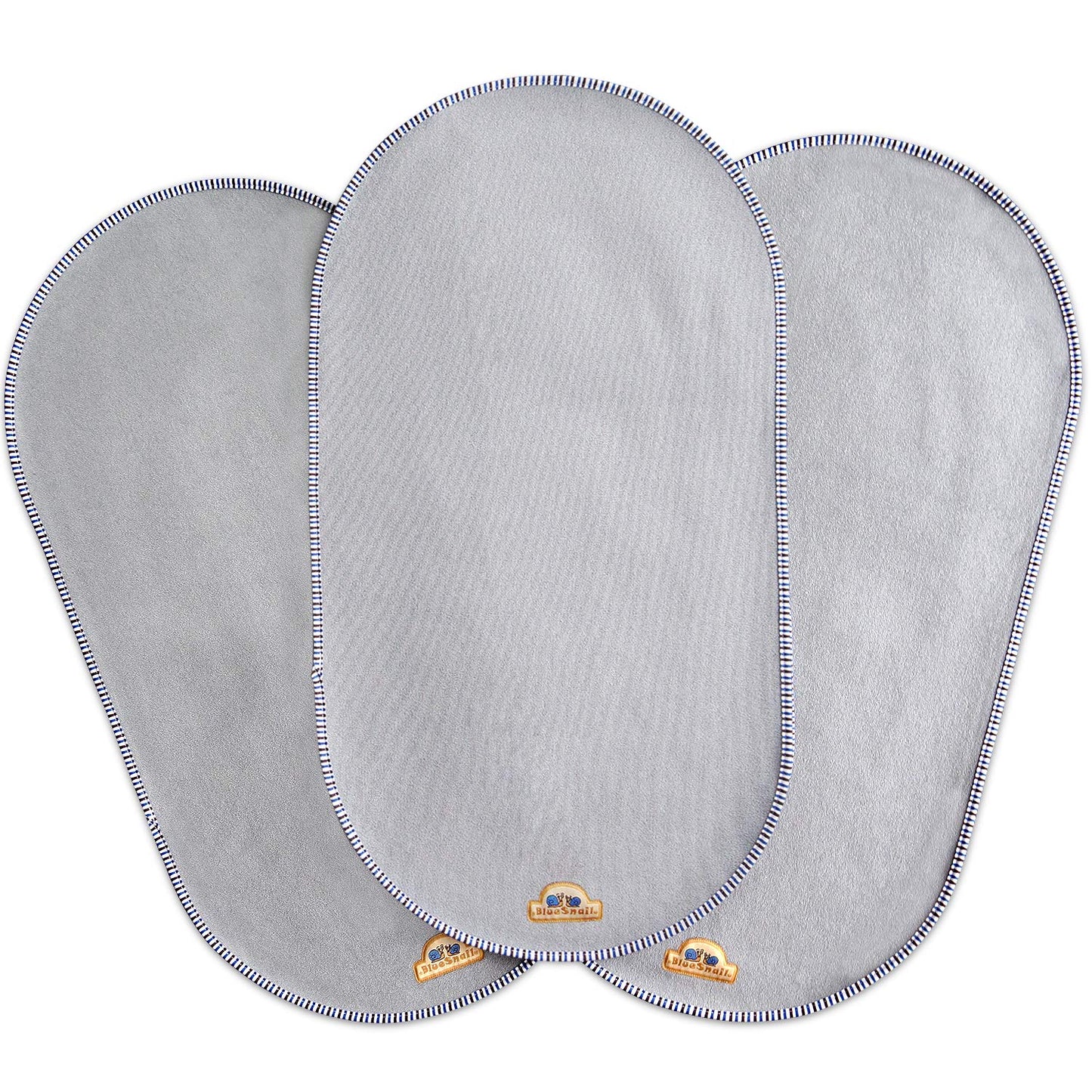 Bluesnail Waterproof Changing Pad Liners 3 Count (14'X26.5', Gray) Bassinet Pad Liner