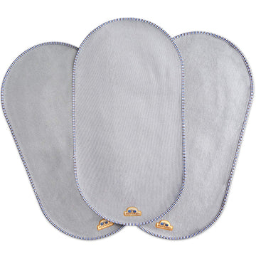 Bluesnail Waterproof Changing Pad Liners 3 Count (14'X26.5', Gray) Bassinet Pad Liner