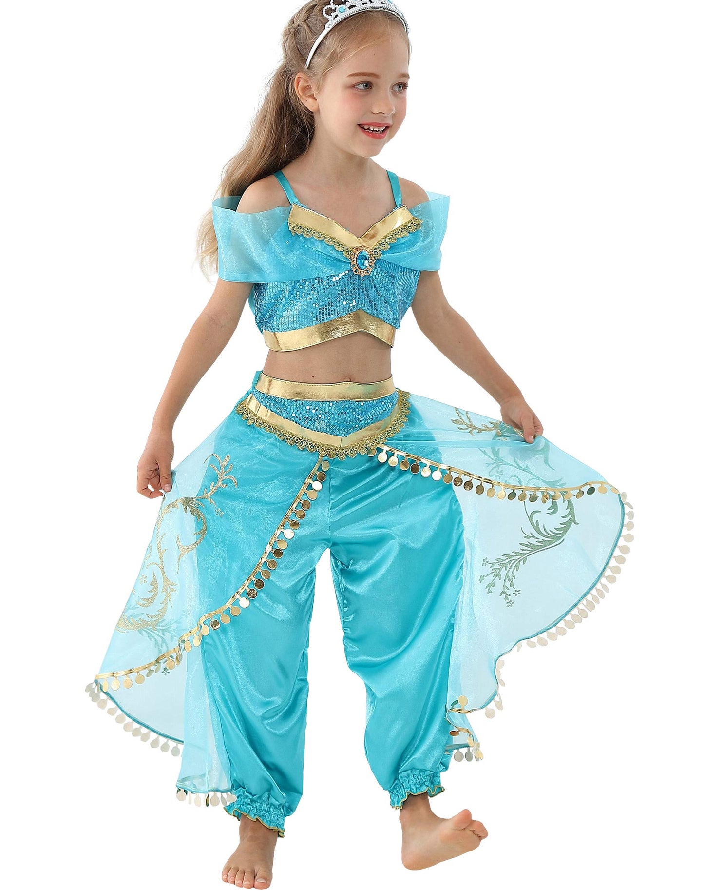 Dressy Daisy Girls Princess Dress Up Costumes Halloween Party Fancy Dress Size 6, Style A