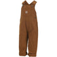 Carhartt Baby-Boys Infant Washed Duck Bib Overall, Brown, 12 Mo.
