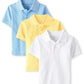 The Children'S Place,Baby Boys,Multipack Short Sleeve Pique Polos,Yellow/White/Brook 3-Pack,18 Months-24 Months