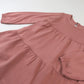 Honestbaby Long Sleeve Tiered Dress,Girl,Ash Rose,3T