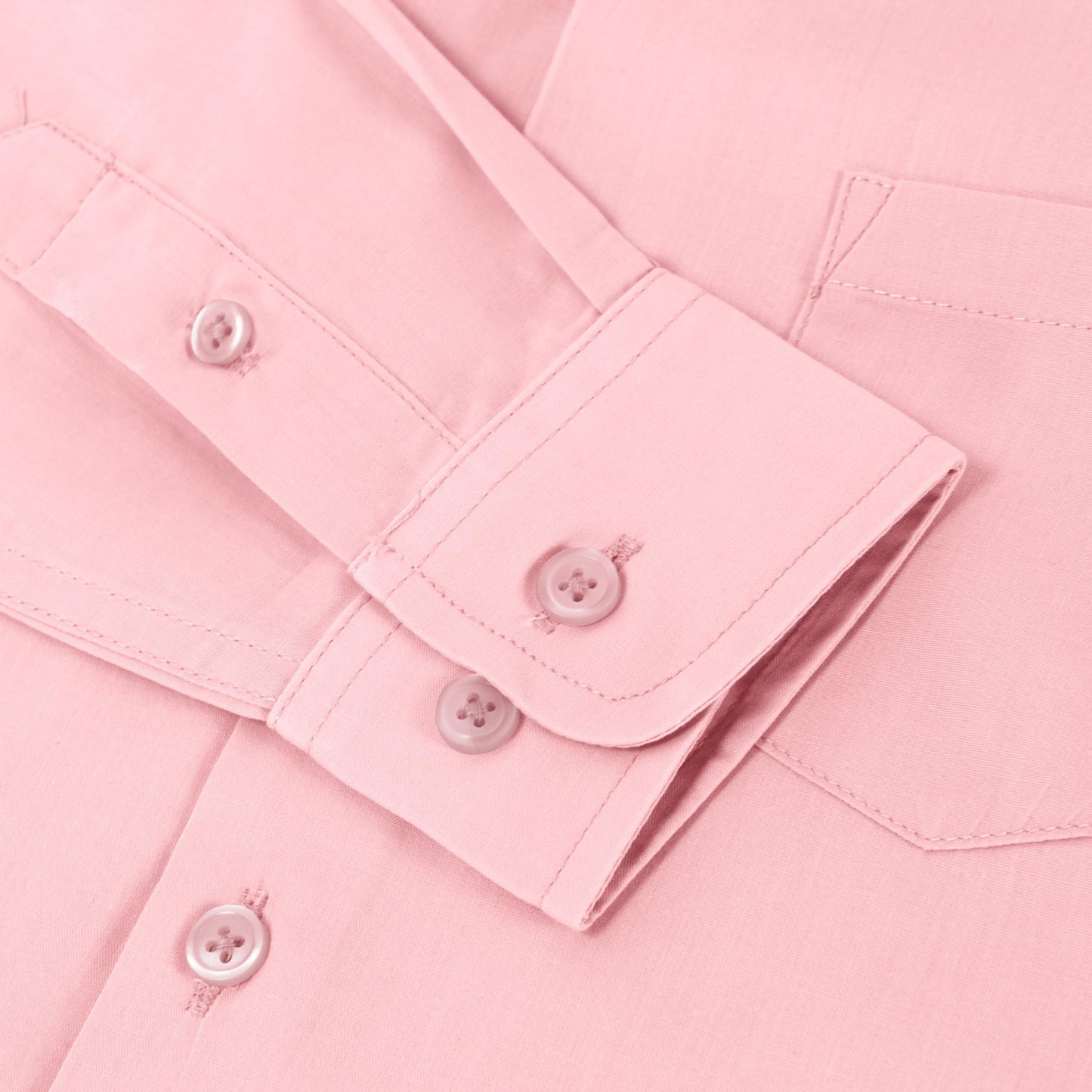 Spring Notion Baby Boys' Long Sleeve Dress Shirt 18M Pink