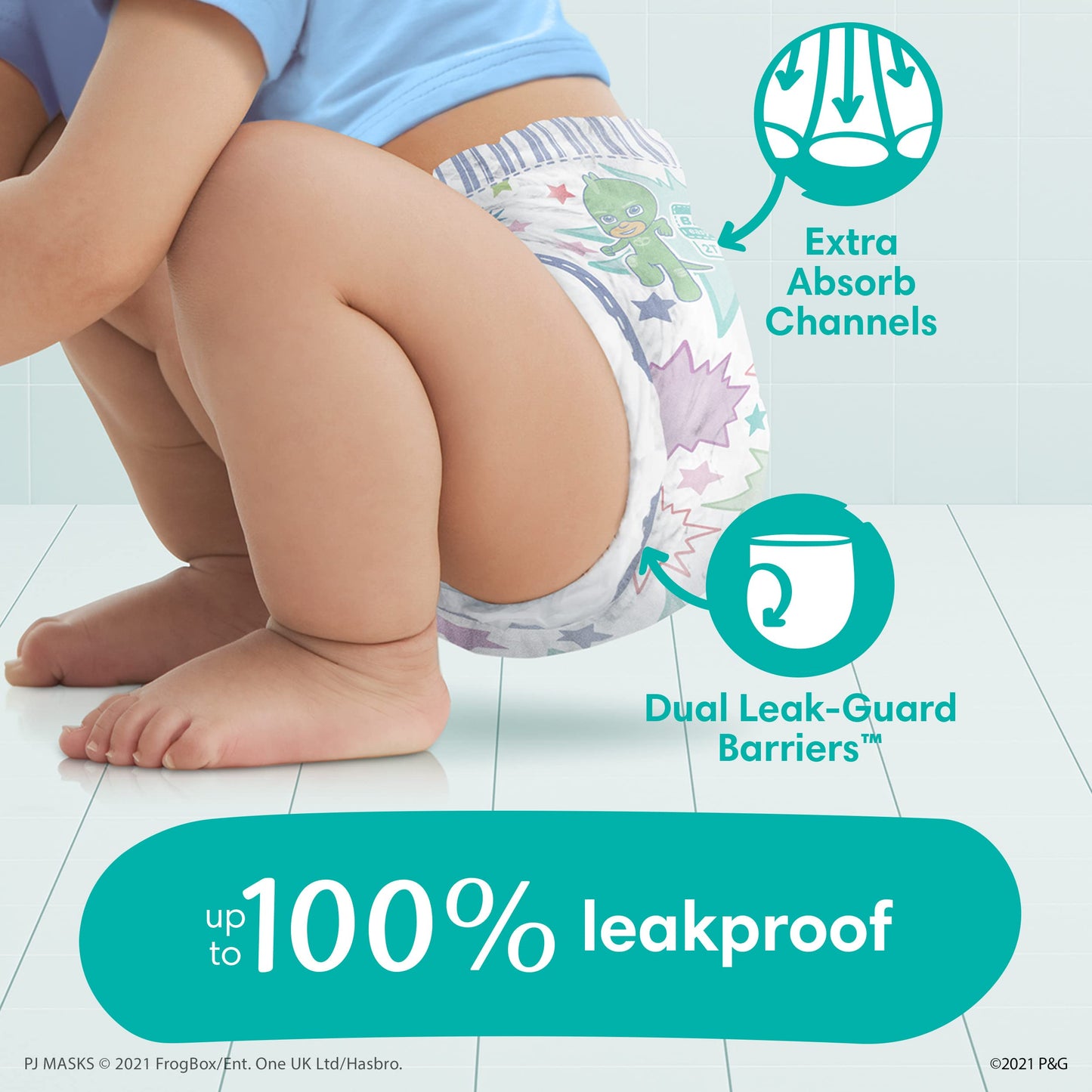 Pampers Training Pants - Easy Ups Boys & Girls Bluey - Size 5T-6T, 46 Count, Childrens Potty Underwear (Packaging May Vary)