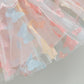 Toddler Baby Girl Tutu Dress, Butterfly Fairy Dress Layered Princess Dresses For Birthday Photo Shoot Outfit (Colorful Butterfly