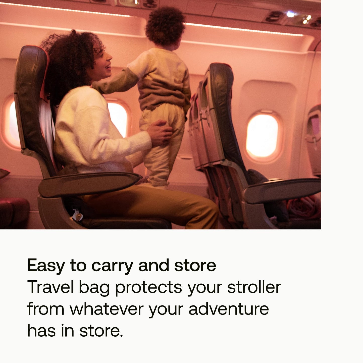 Bugaboo Butterfly Transport Bag Butterfly Stroller - Easy For Travel Or Storage - Black