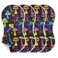 J JOYSAY Mushroom Stars Dark Baby Burp Cloths for Boys Girls Large 22x11 Cotton 4 Layer Burping Cloths for Babies Unisex one