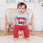 Ursobutegl Toddler Baby Boy Valentine'S Day Outfit Lover Boy Embroidery Letter Sweatshirt Pullover Tops Jogger Pants Clothes (Gr
