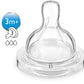 Philips Avent Anti-Colic Nipple, Clear, Medium Flow, 2 Count (Pack Of 1), (Scf423/27)